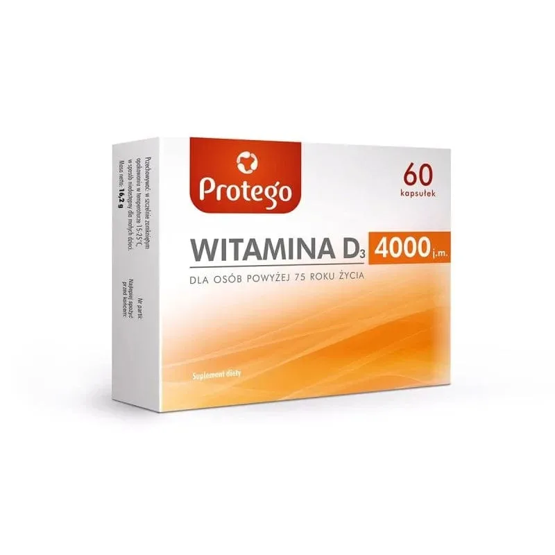 Protego Vitamina D3 4000 - 60 Cápsulas