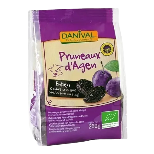 Ciruelas Agen Ecológicas Gran Calibre - 500g - Danival