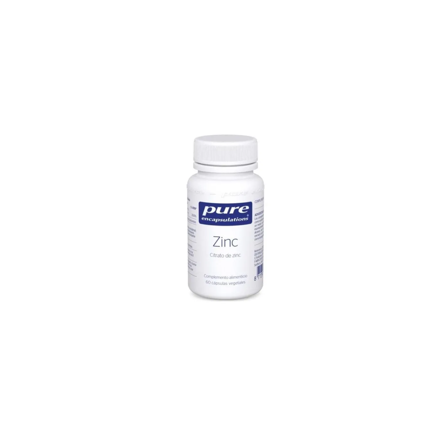 Pure Encapsulations Zinc 15mg 60 Capsulas