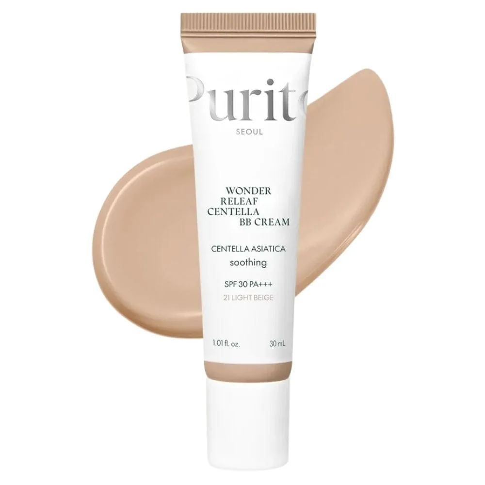 Purito Seoul Wonder Releaf Centella BB Cream,21 Beige Claro - 30 ml
