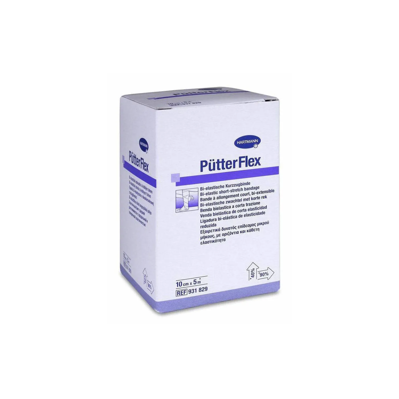 Putter Flex Venda Compresion Fuerte Corta Elasti