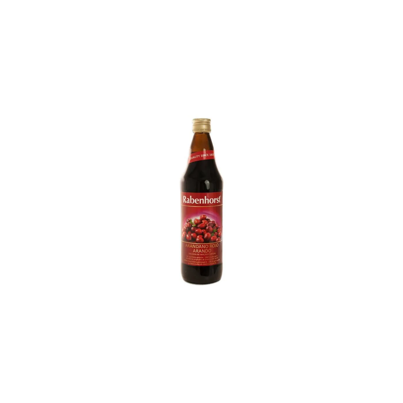 Rabenhorst Zumo Ecologico Arandano Rojo Americano 750 ml