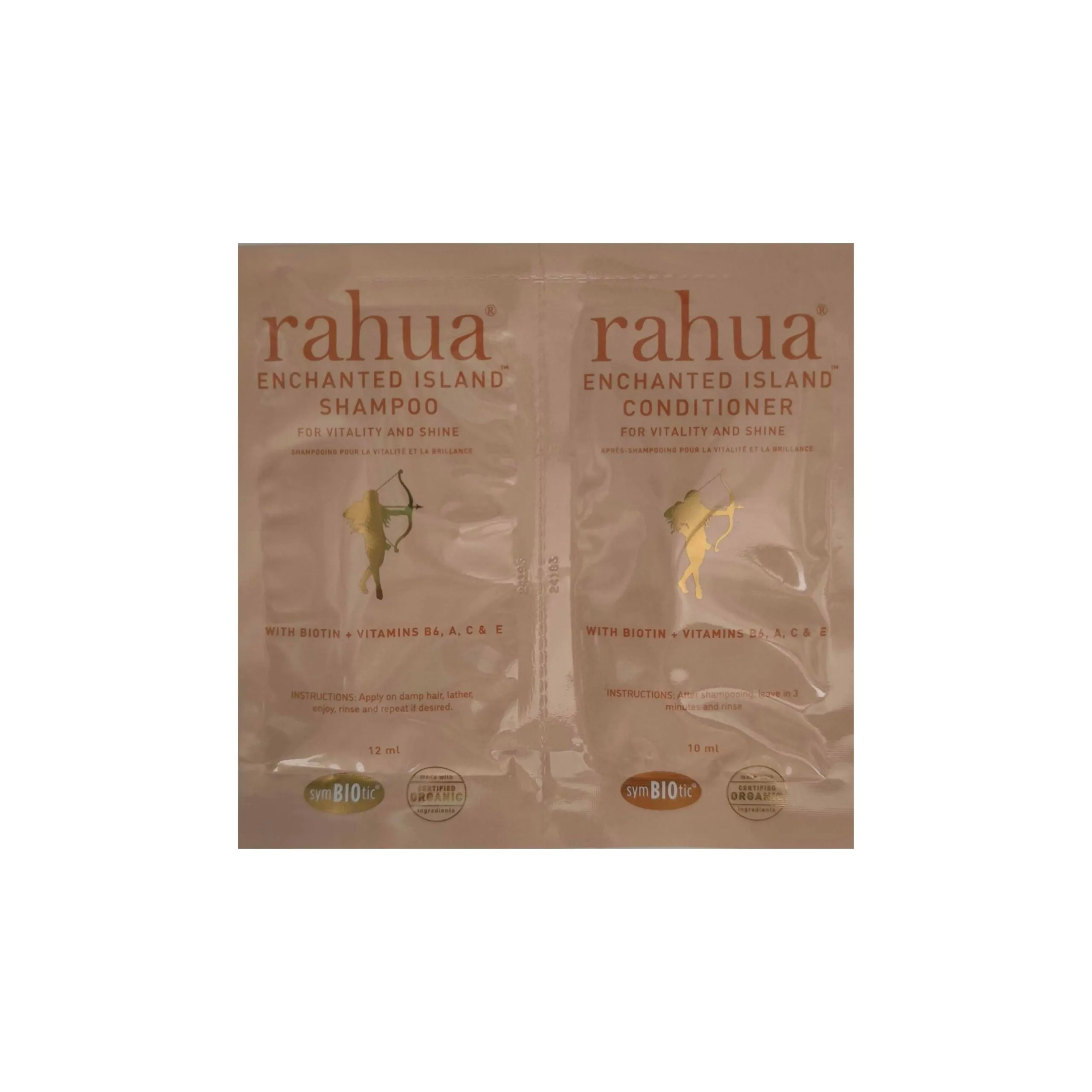 Muestra pack champú y acondicionador fortalecedor e iluminador Enchanted Island