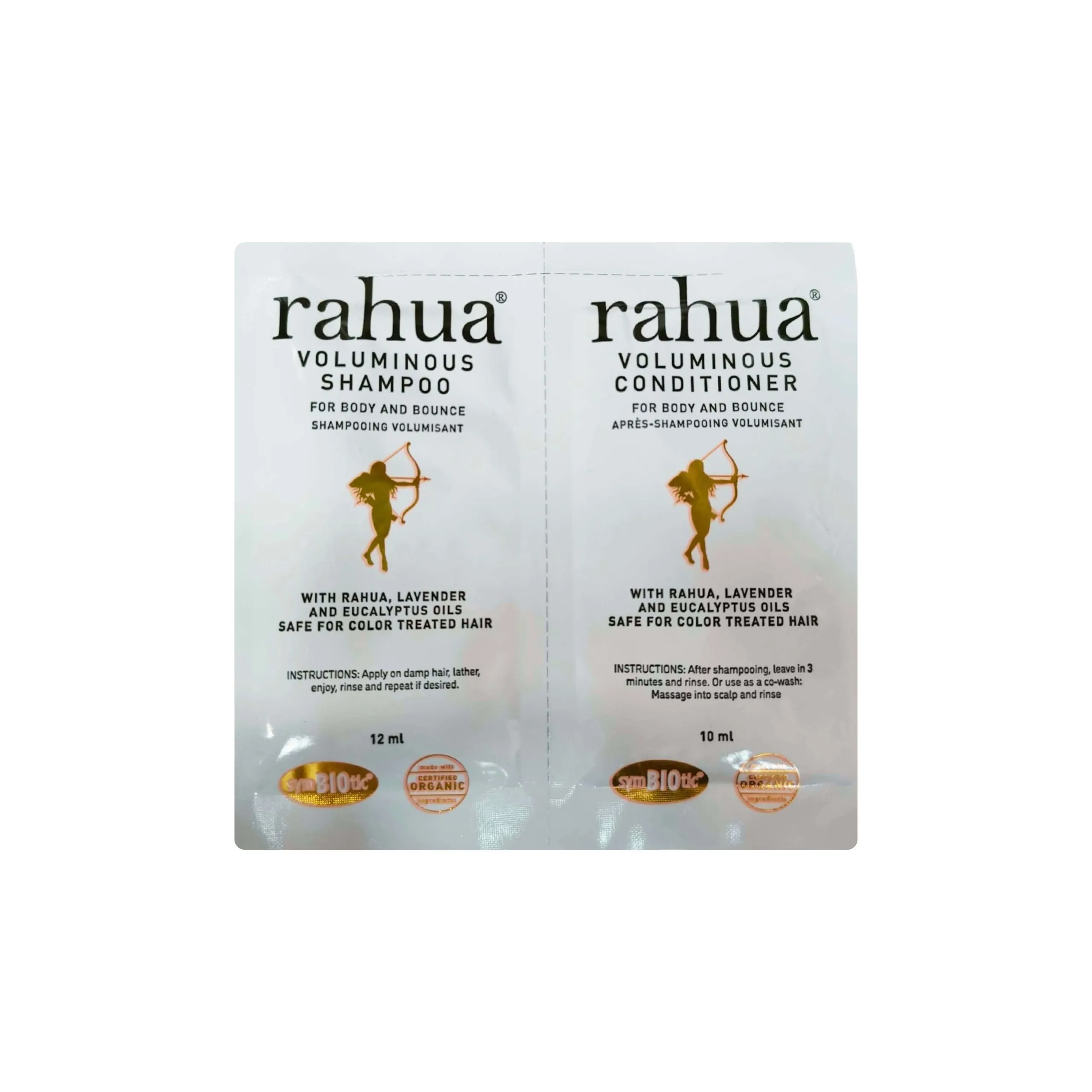Muestra pack champú y acondicionador Rahua Voluminizador
