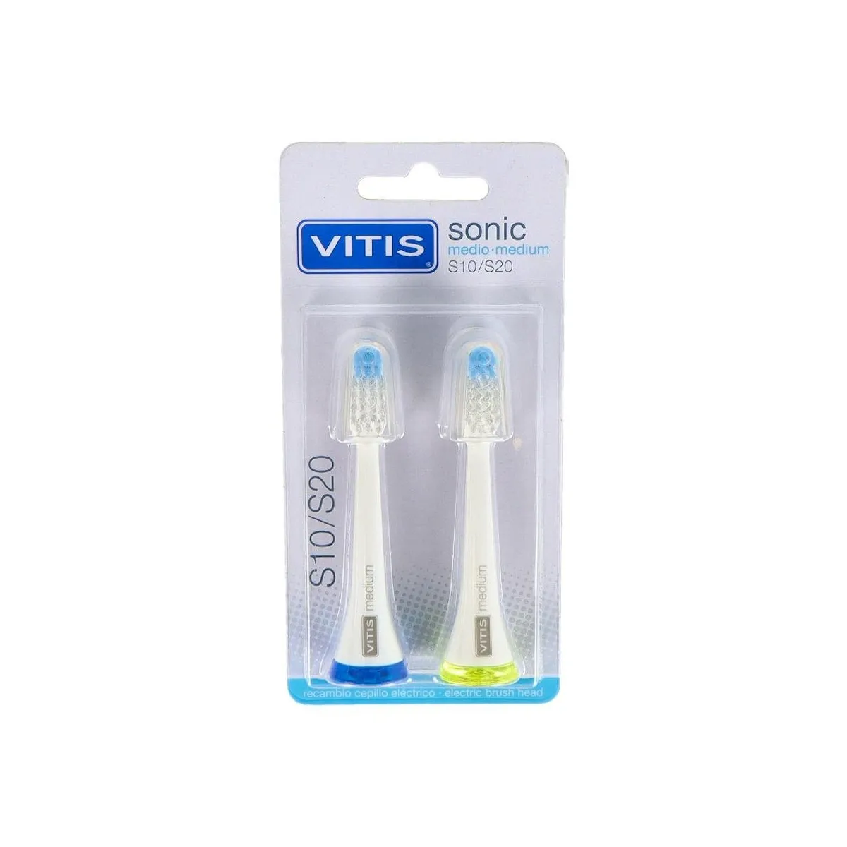 Recambio Cepillo Elec Vitis Sonic s10/s20 Medium 2 U