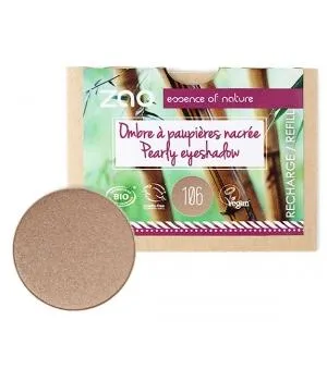 Recambio sombra de ojos nacarada 106 bronce 3g-Zao Make up