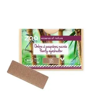 Recambio de sombra de ojos nacarada rectangular 274 Marrón bronce-Zao Make up