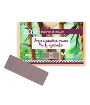 Recambio sombra de ojos nacarada rectangular 122 rosa arena-Zao Make up