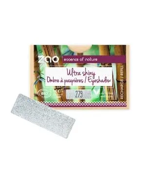 Recambio sombra de ojos nacarada rectangular 279 Gris diamante-Zao Make up