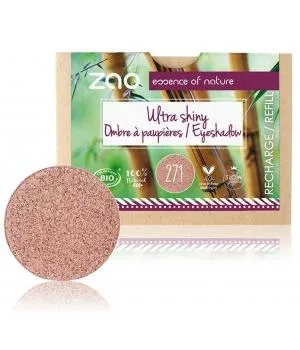 Recambio sombra de ojos ultrabrillante 271 Rosé copper-Zao Make up
