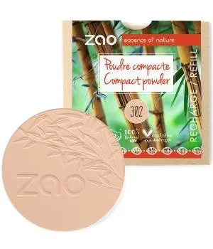 Recambio De Polvos Compactos 302 Naranja Beige 9g-Zao Make up