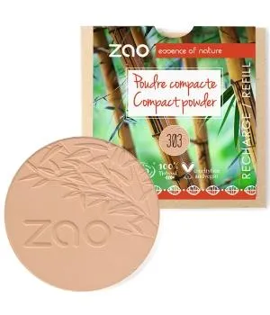 Recambio De Polvos Compactos 303 Castaño Beige 9g-Zao Make up