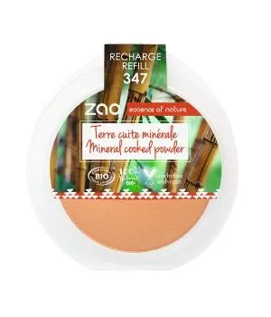 Recambio mineral terracota 347 Brillo natural 15g-Zao Make up