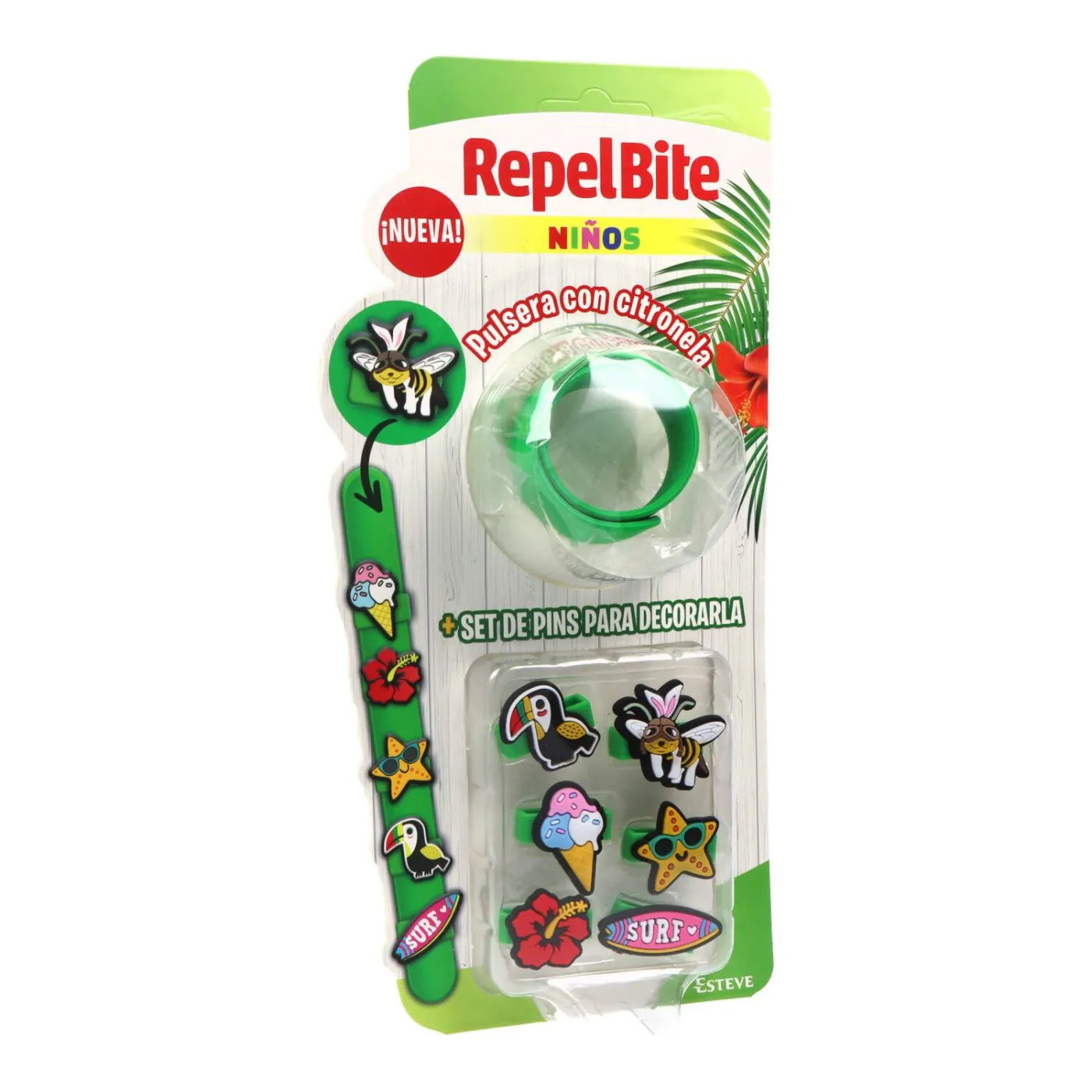 Repel Bite Pulsera Con Citronela Personalizable