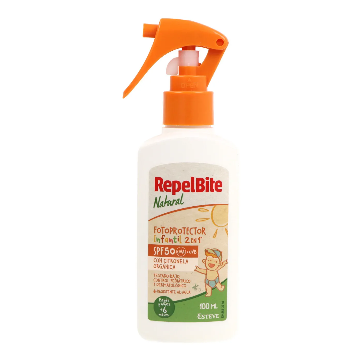 Repelbite Natural Fotoprotector Infantil Spf 50