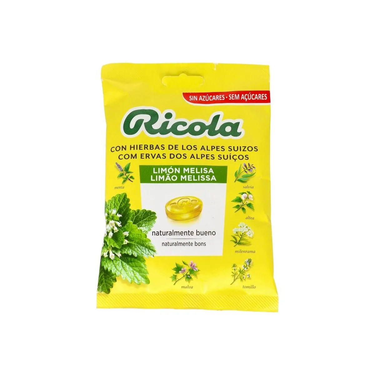 Ricola Caram Bolsa S/A Limon Melisa 70 G
