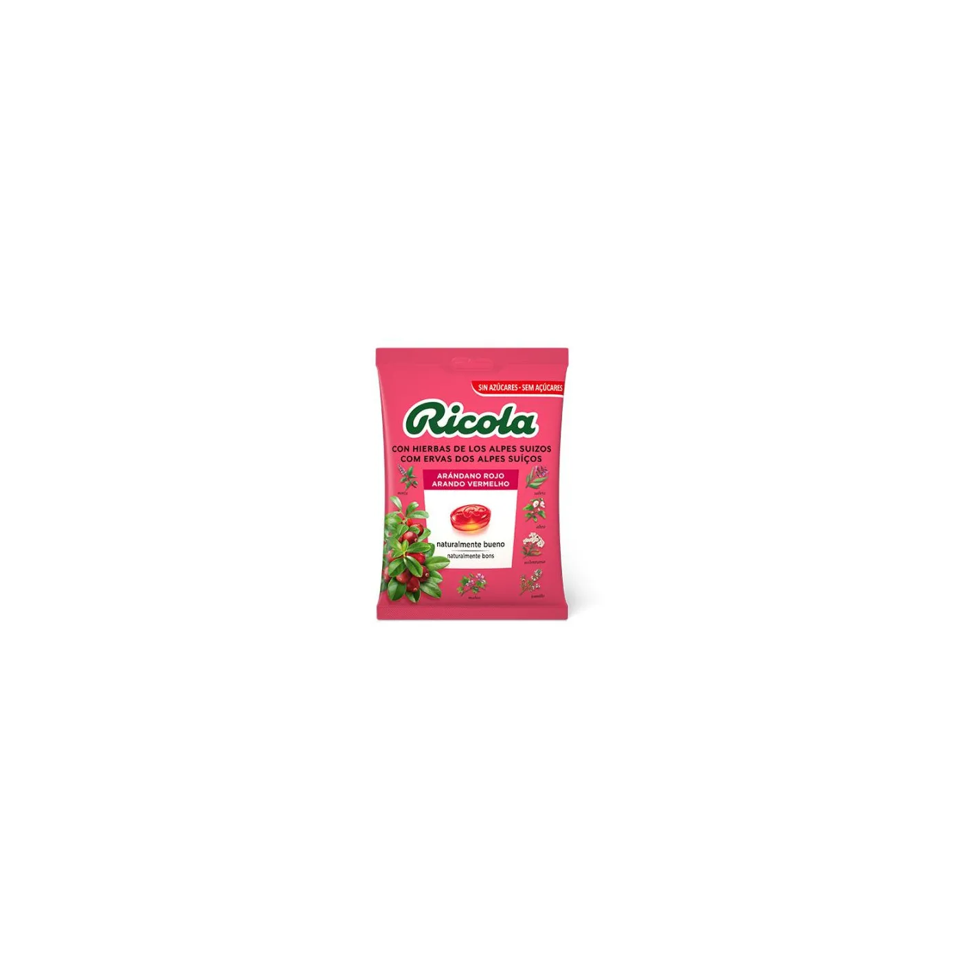 Ricola Caramelos Arandano Rojo Sa 70g