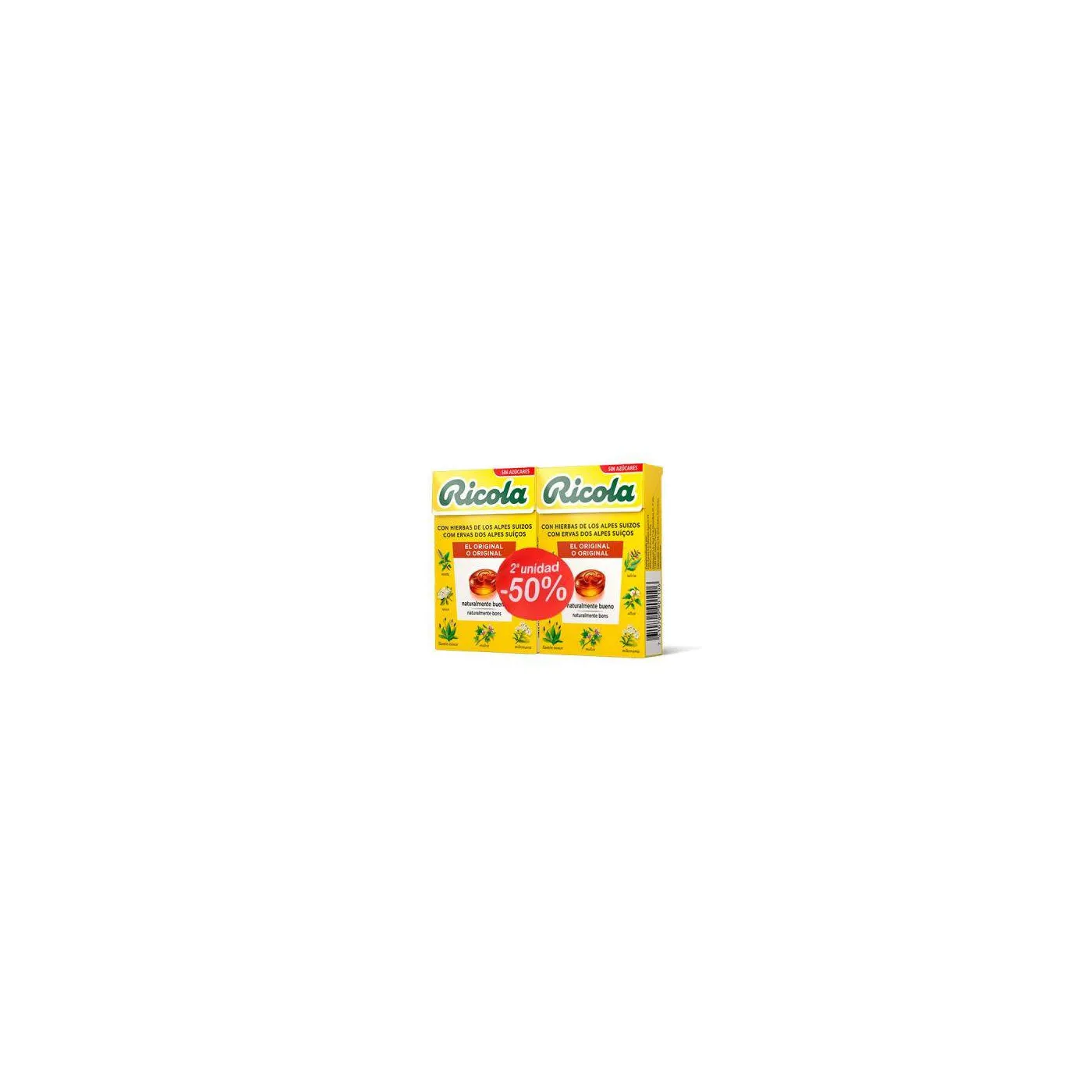 Ricola Caramelos Hierbas Suizas Sa 2x50 g Promo