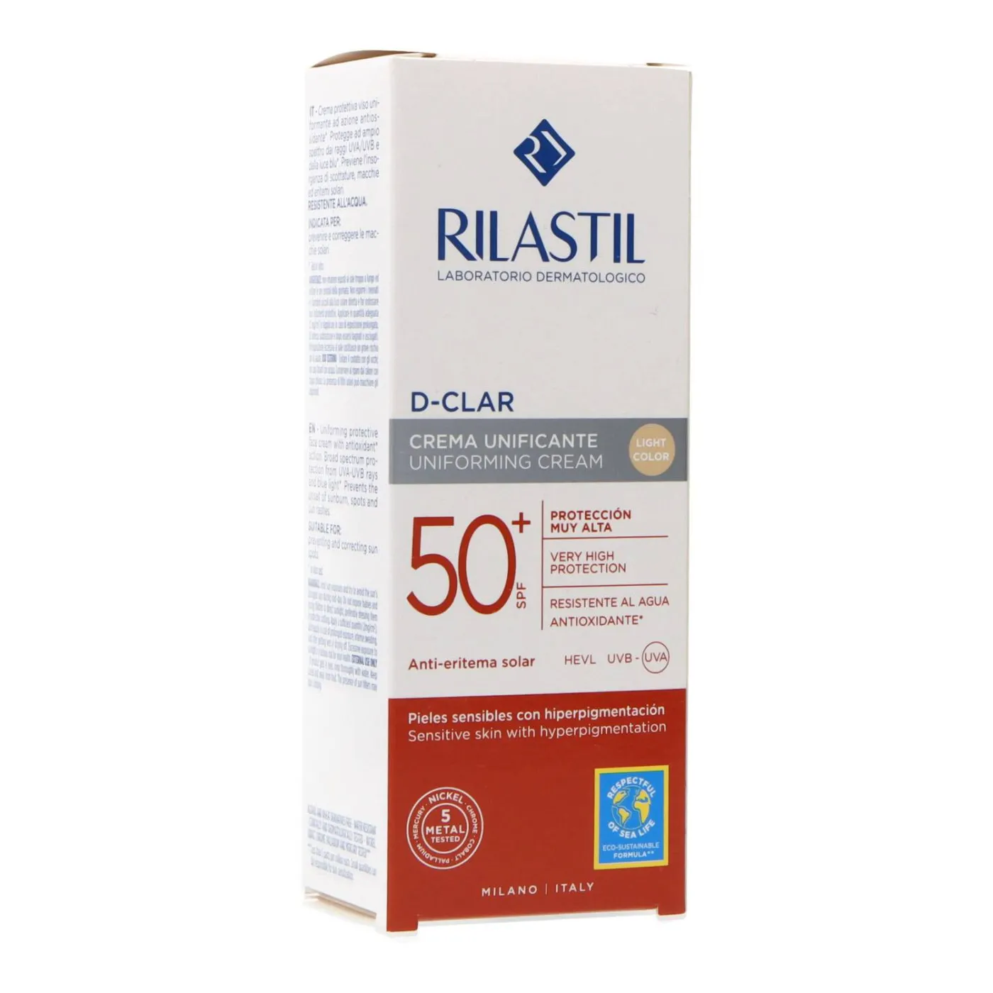 Rilastil Dclar Spf50 Crema Uniformadora Light 40