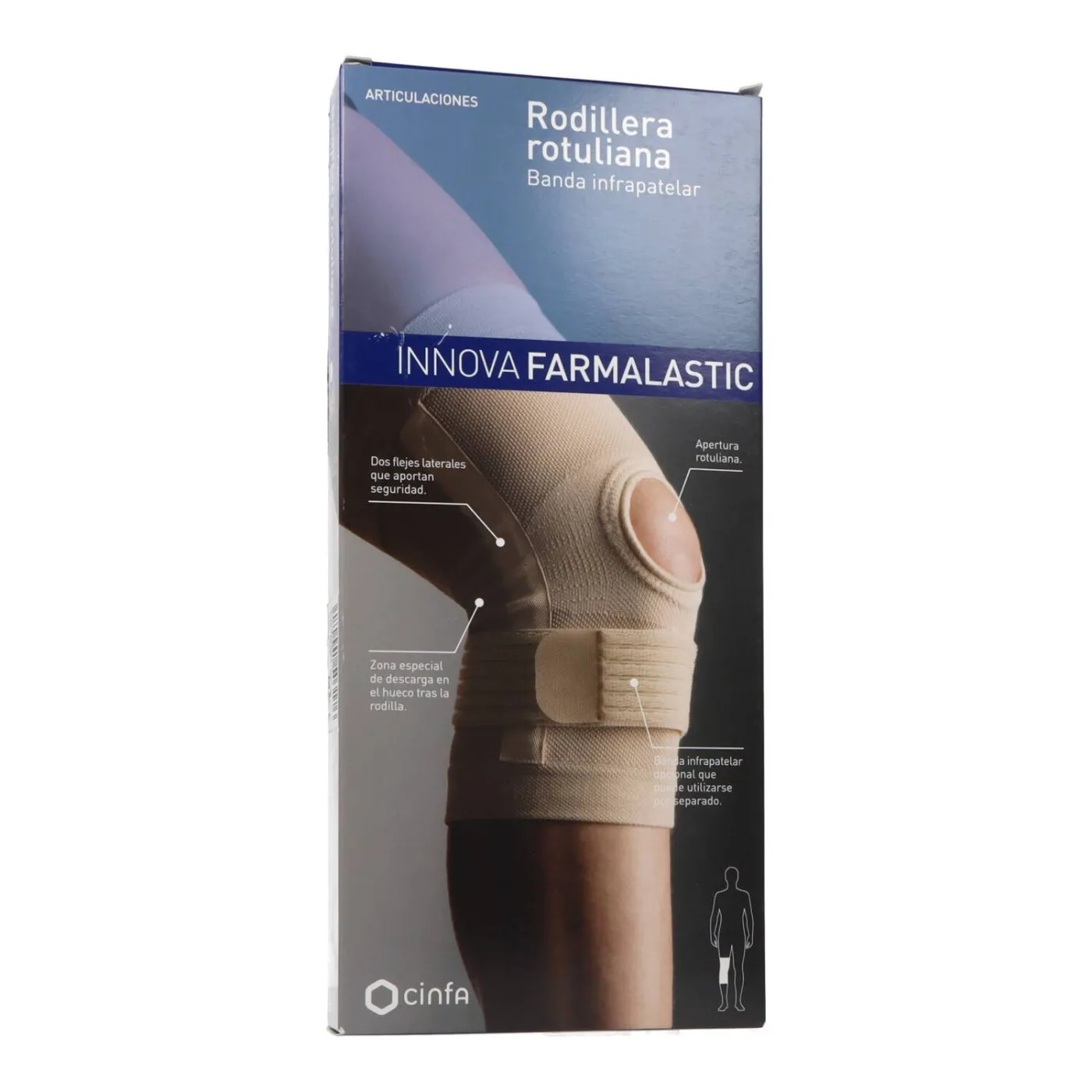 Rodillera Rotuliana Farmalastic Banda Infrapatel