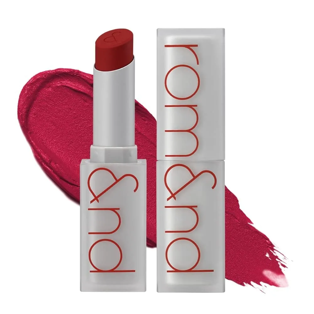 Rom&nd Zero Barra de Labios Mate,20 Rojo Inmersión - 3 g