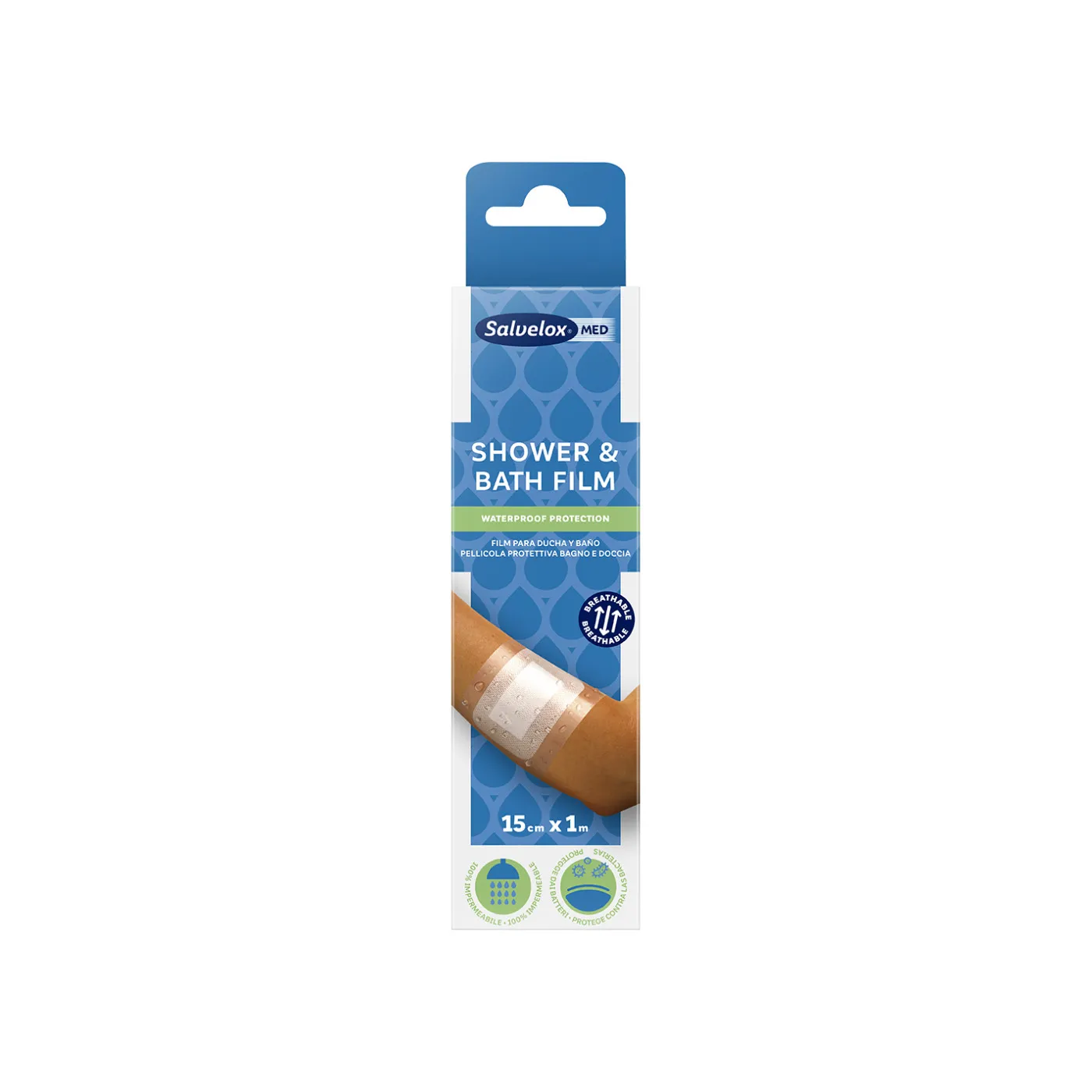 Salvelox Shower Bath Film 15cm X 1m