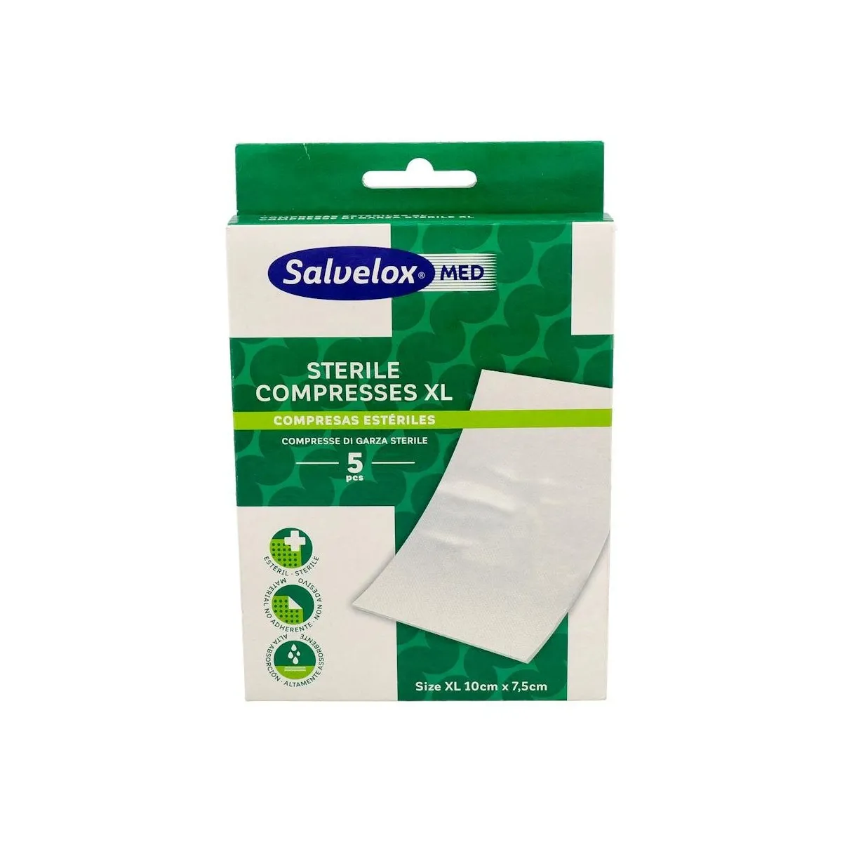 Salveloxmed Compresa Esteril Xl Large 10X5