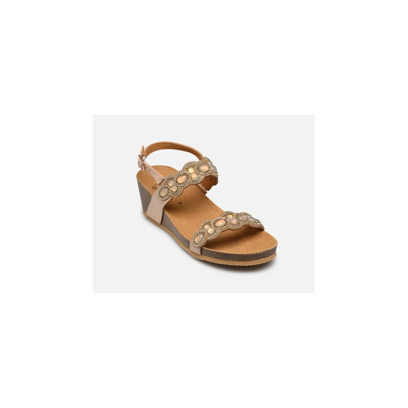 Sandalia Scholl Señora Ortigia Sandal Color Beig