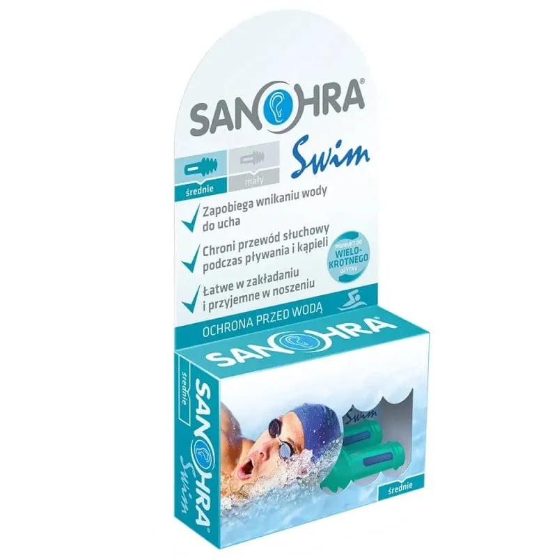 Tapones de natación Sanohra para adultos - 1 par