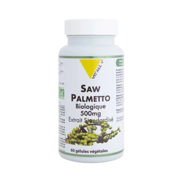 Saw Palmetto Bio-500mg-60 cápsulas-Vit'all+