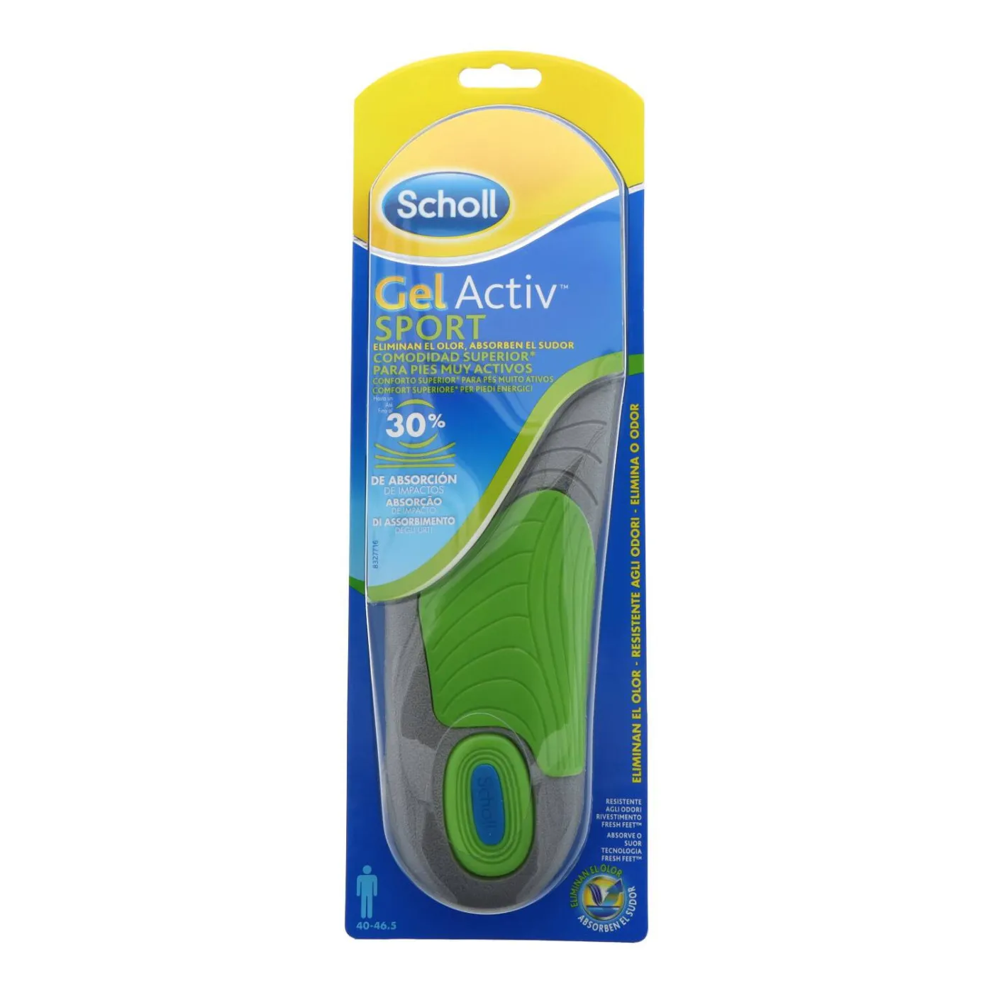 Scholl Gelactiv Sport Hombre N40465 1 Par