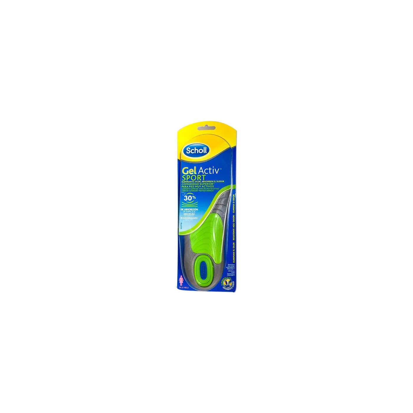 Scholl Gelactiv Sport Mujer N355405 1 Par