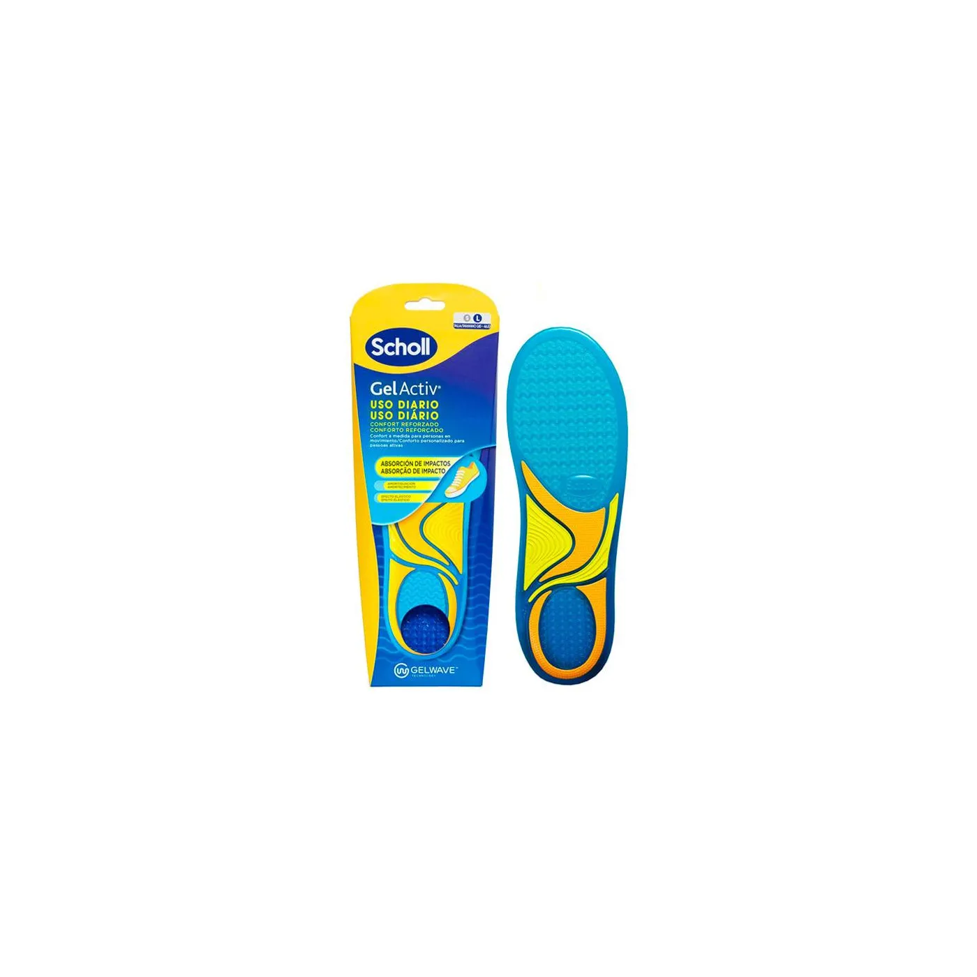 Scholl Gelactiv Uso Diario Hombre N40 A 46,5 1 P