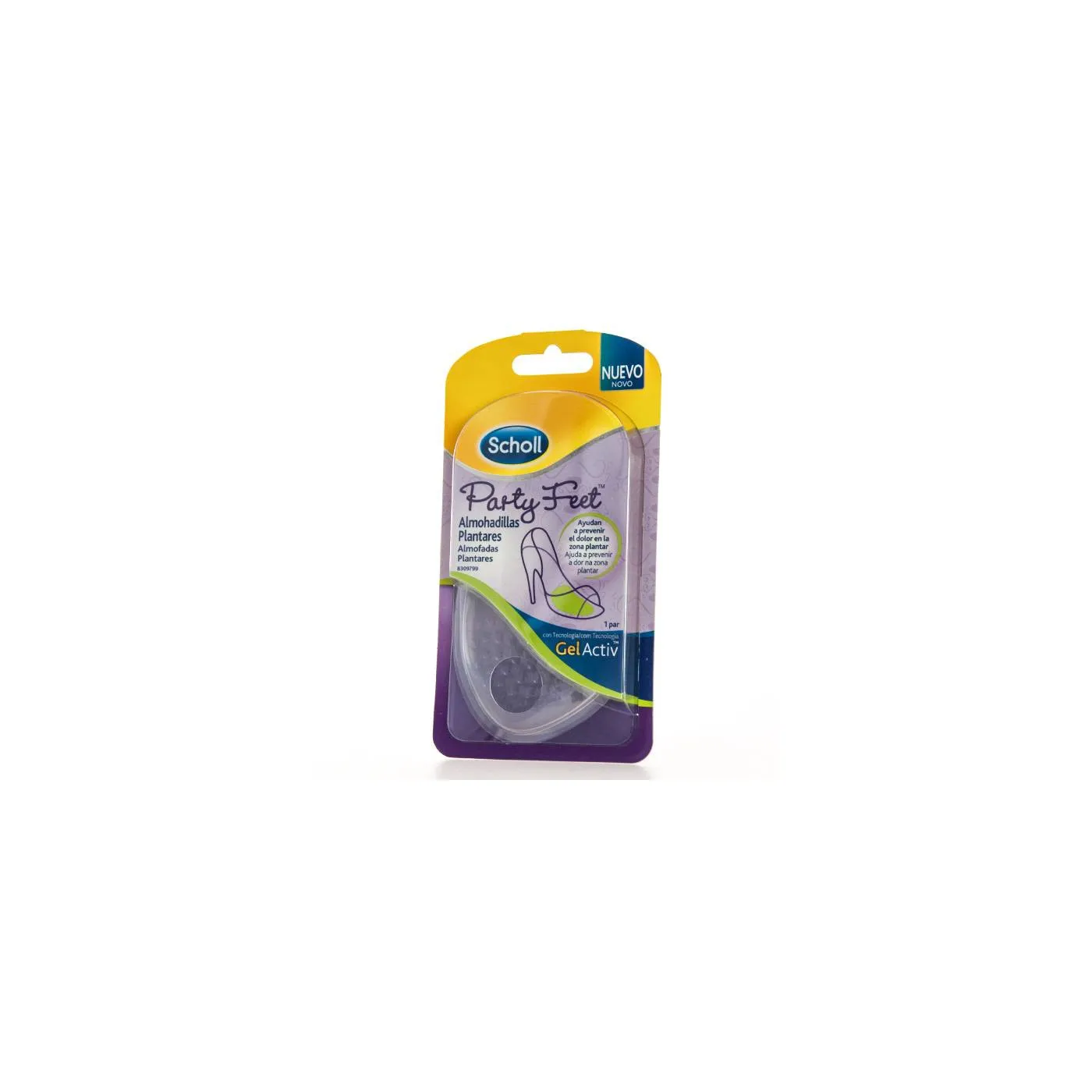 Scholl Party Feet Almohadillas Plantares 1 Par