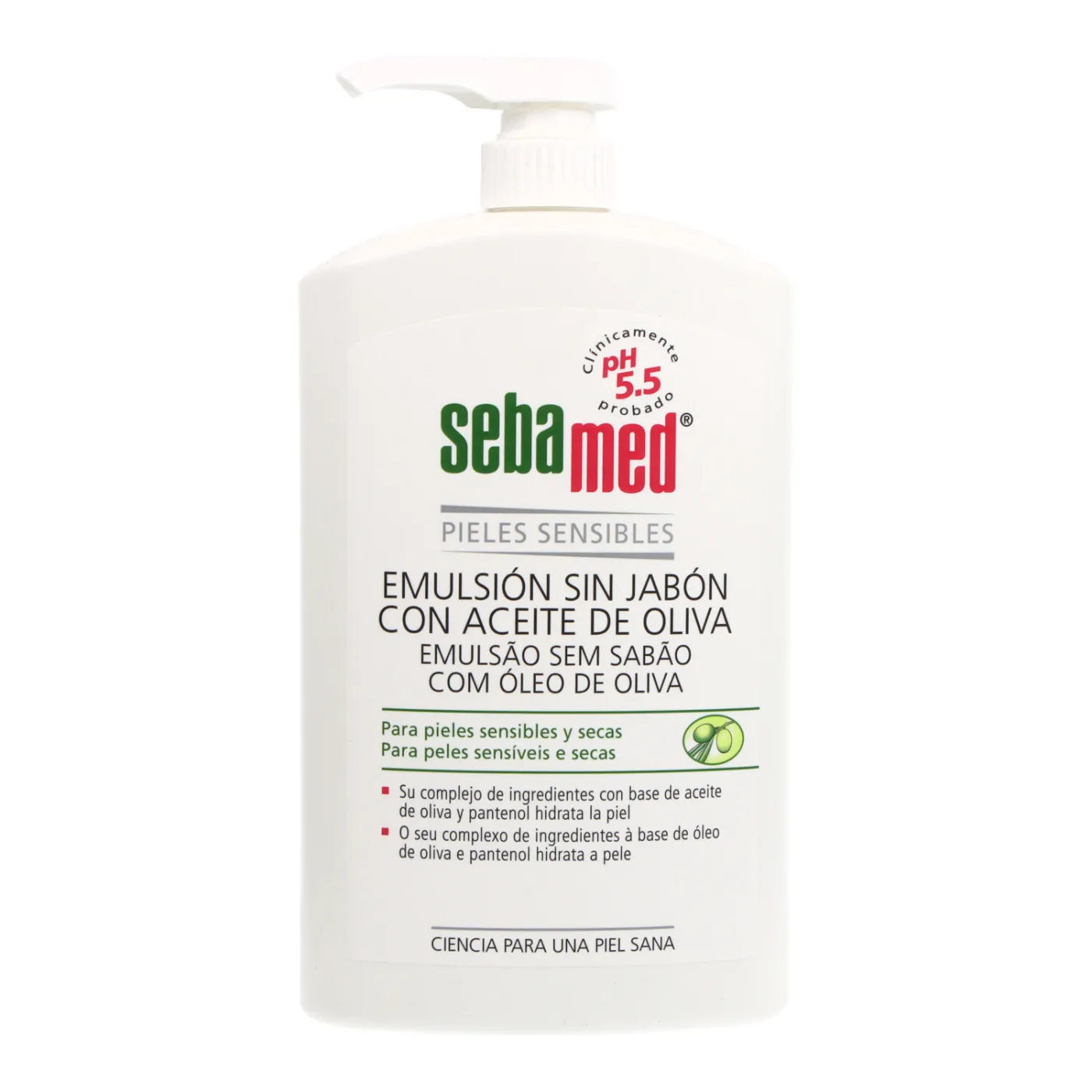 Sebamed Emulsion Sin Jabon Con Aceite De Oliva 1