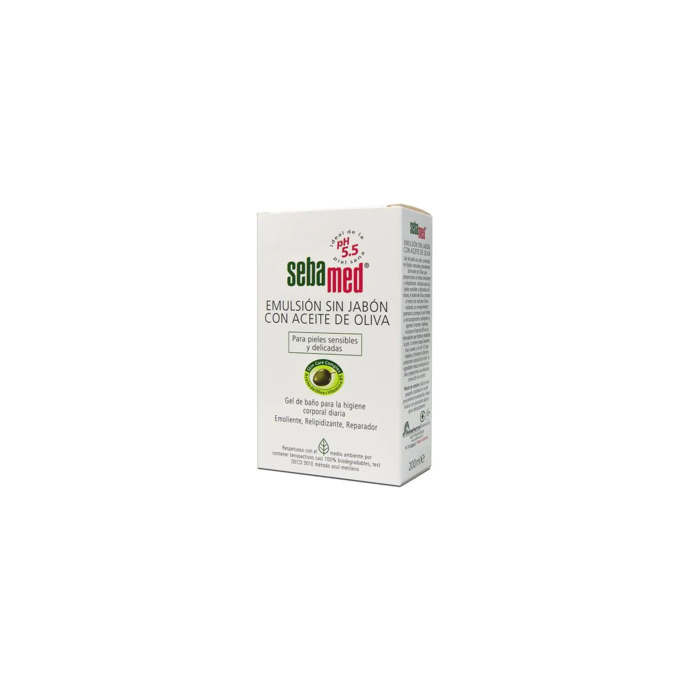 Sebamed Emulsion Sin Jabon Con Aceite De Oliva 2