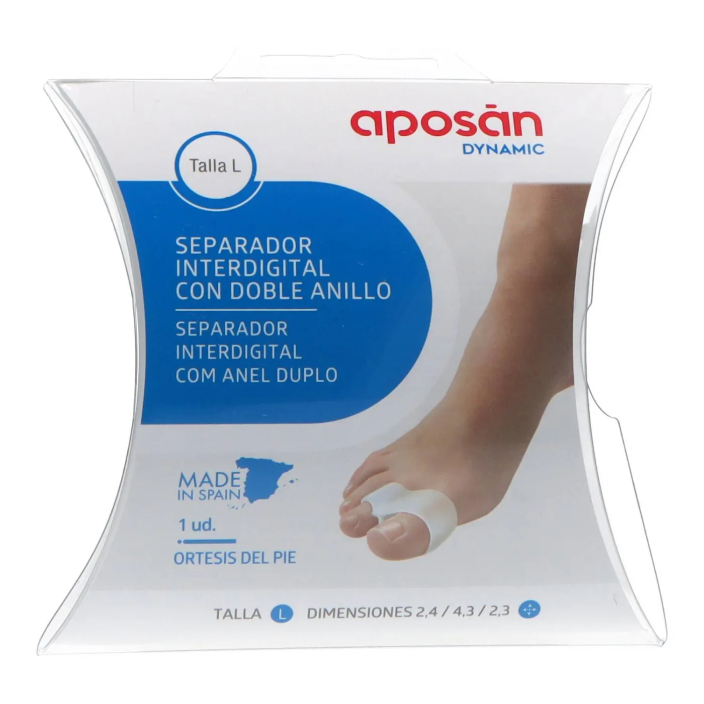 Separador Interdigital Con Doble Anillo Aposan D