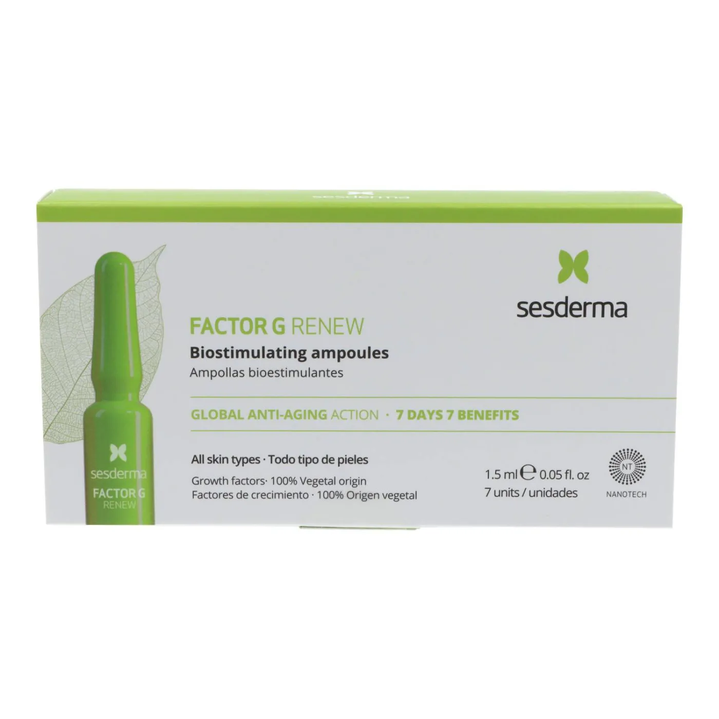Sesderma Factor g Renew 7 Ampollas