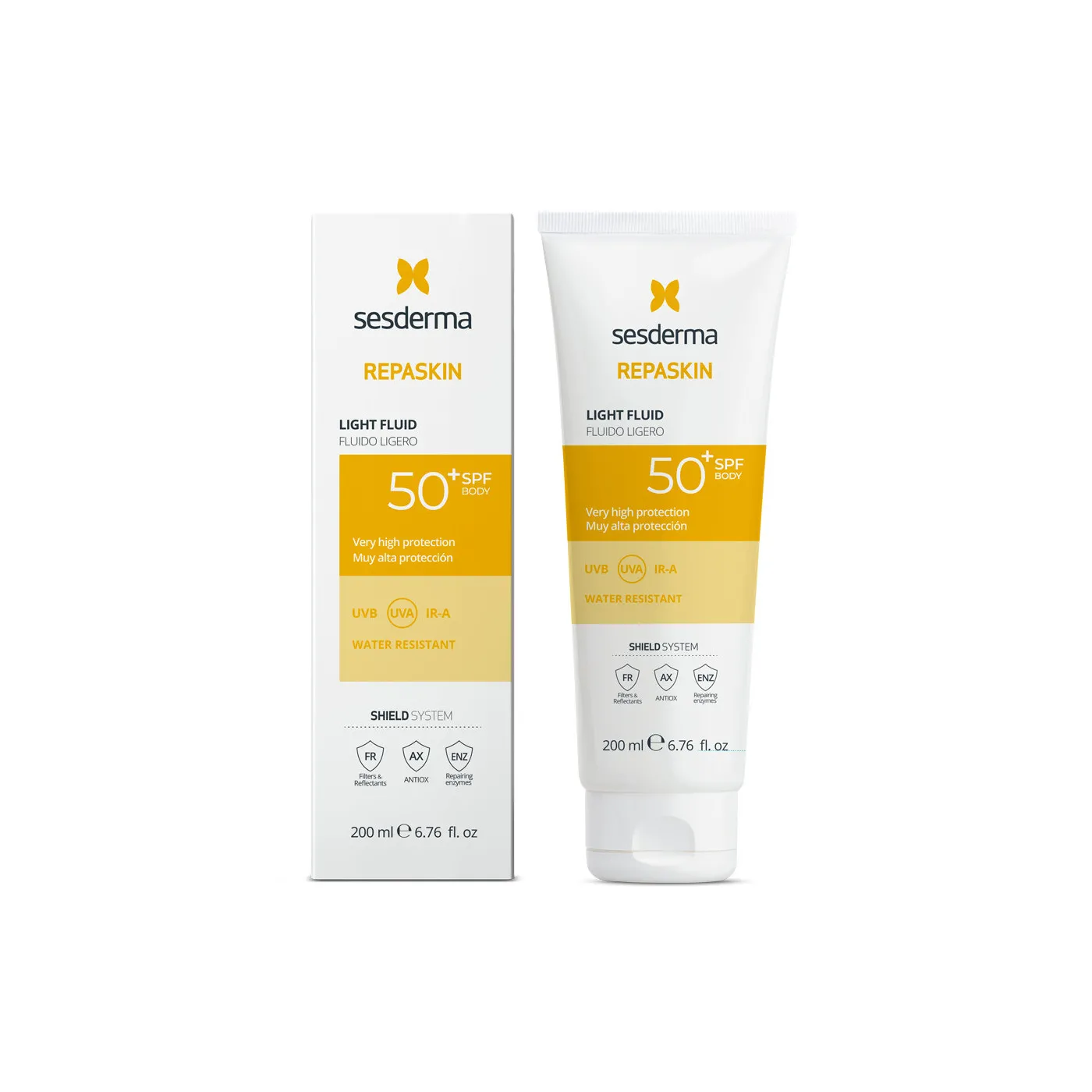 Sesderma Repaskin Fluido Ligero Fotoprotector Corporal Spf50+ 200m