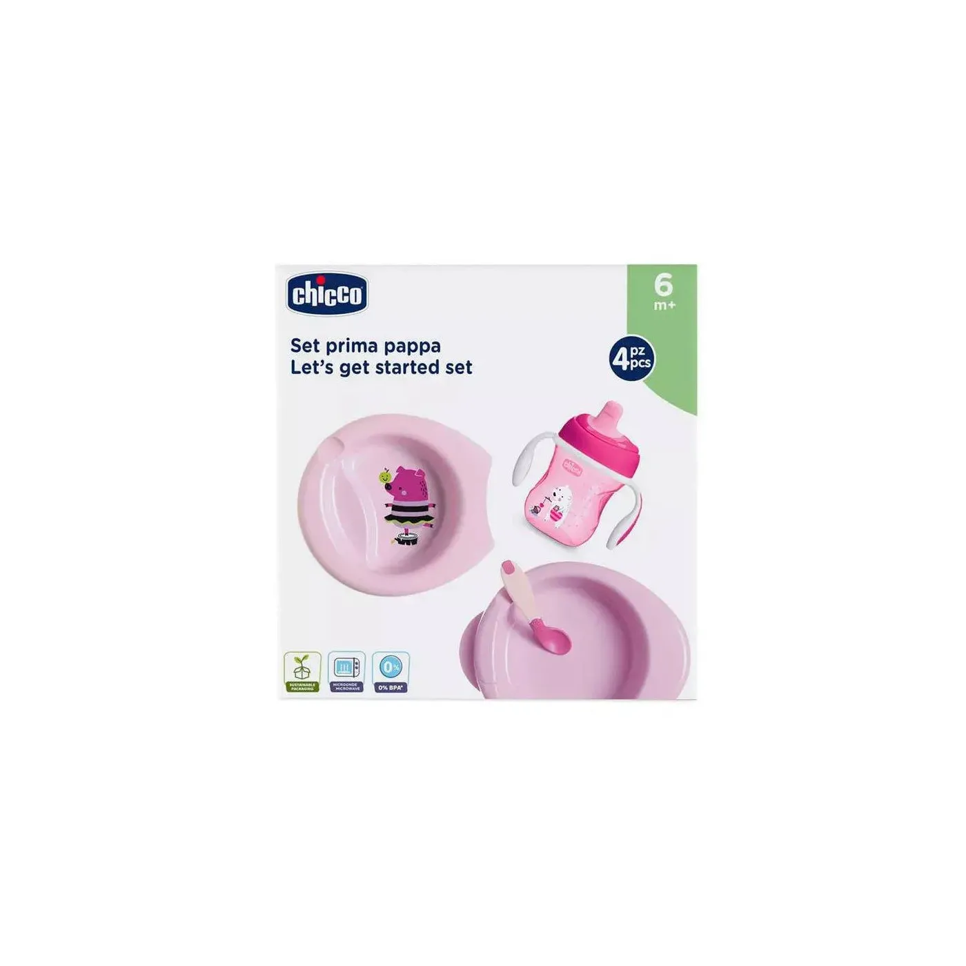 Set De Comida Chicco Niña 6 Meses