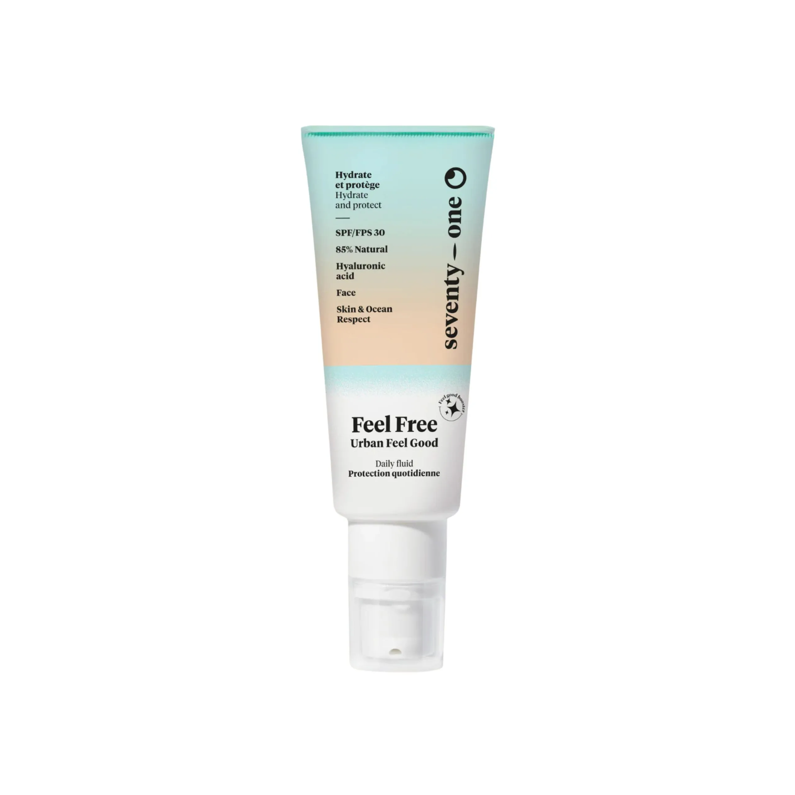 Crema facial hidratante UVA, UBV y luz azul Feel Free
