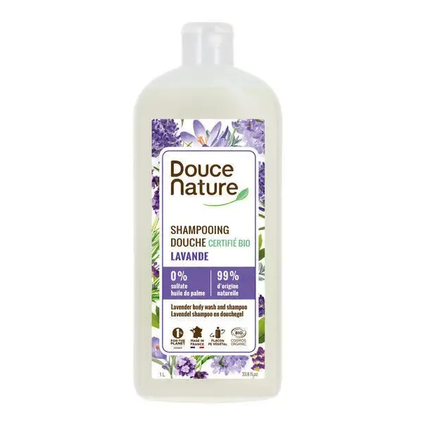 Champú de ducha Lavanda-1L-Douce Nature