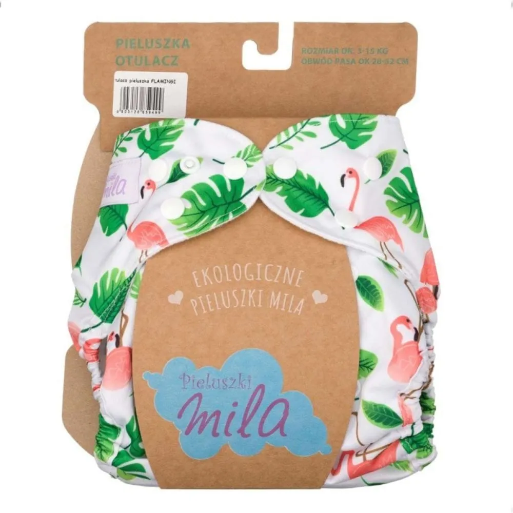 Simed Cubrepañal de tela - Flamingos