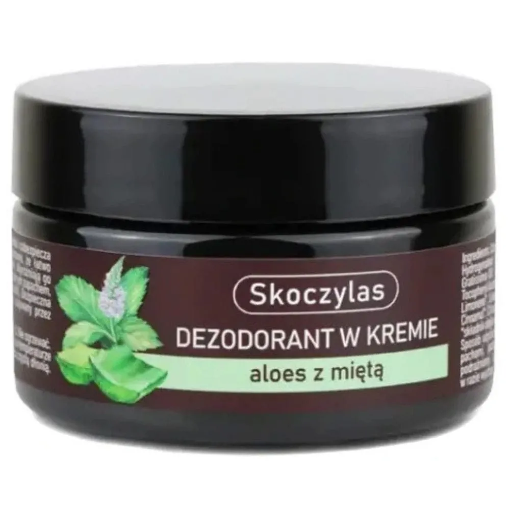 Skoczylas Desodorante en Crema, Aloe Vera con Menta - 60 ml