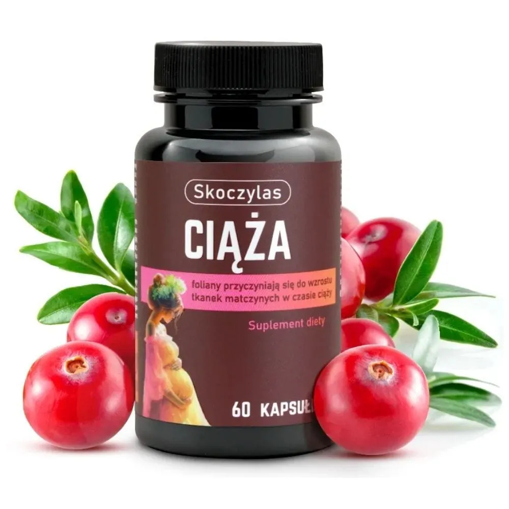 Skoczylas Embarazo, Ácido fólico, Arándano rojo - 60 Cápsulas