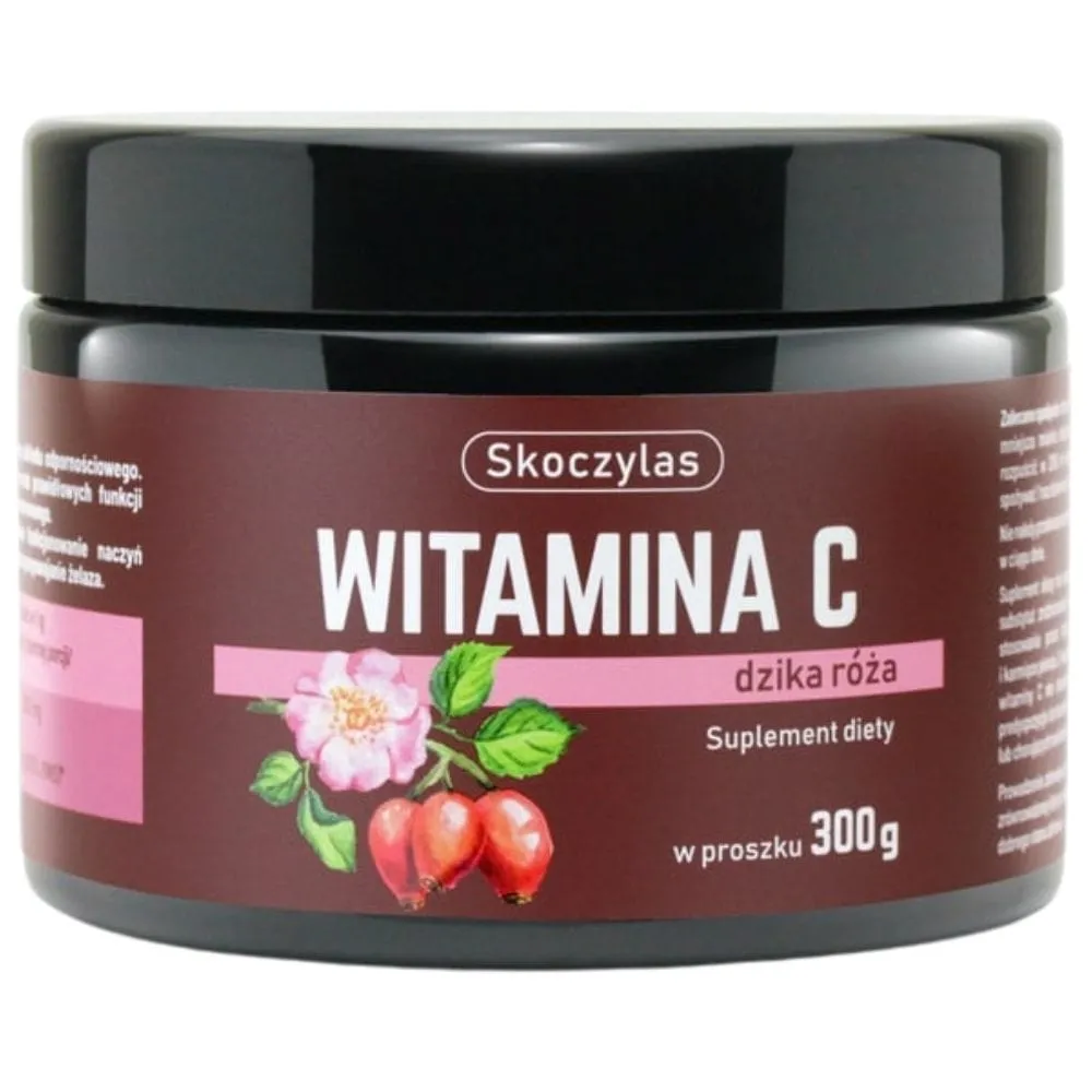 Skoczylas Vitamina C Rosa silvestre, Polvo - 300 g