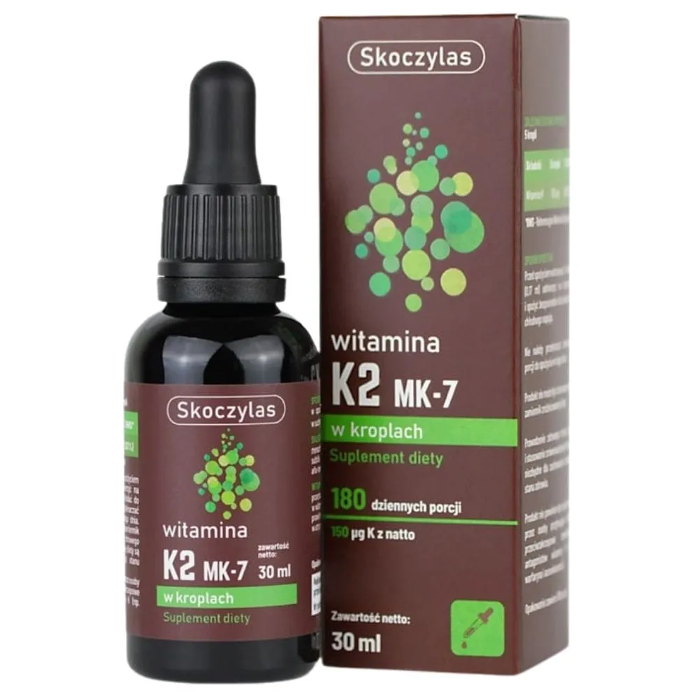 Skoczylas Vitamina K2 MK7, Gotas - 30 ml