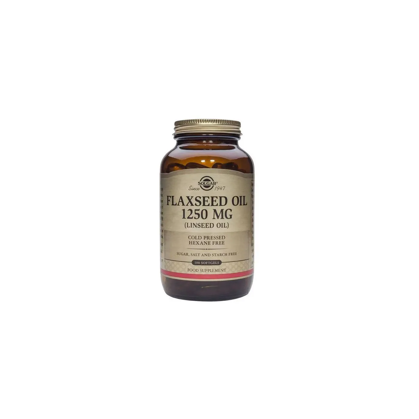 Solgar Aceite Linaza 1250 Mg 100 Caps