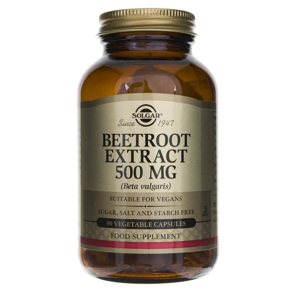 Solgar Extracto de Remolacha 500 mg - 90 Cápsulas
