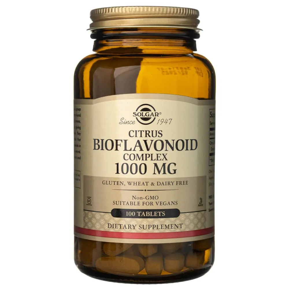 Solgar Complejo de Bioflavonoides Cítricos 1000 mg - 100 Tabletas